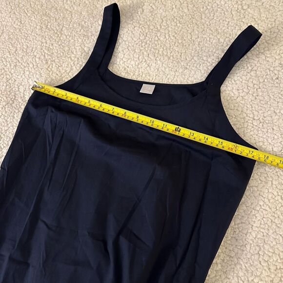 Chicos Navy Blue Eyelet Lace Notch Collar Maxi Dress Size 0.5 (Womens 6) NWT - Picture 13 of 15